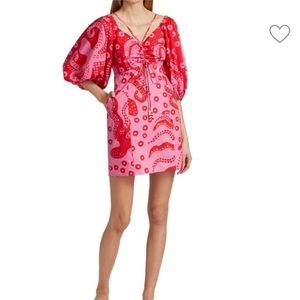FARM RIO
Octocool Puff-Sleeve Mini Dress